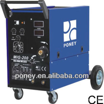 CE gas&no gas dc mig 180/200/250A model B/industrial machine/competitive portable welding machine price/welding